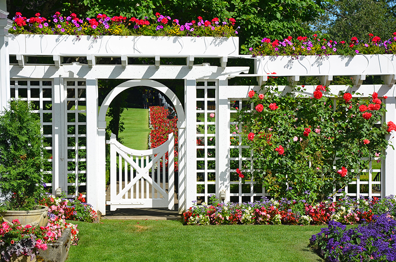 Boundary Fence Creates White Magic in Your Yard | Residential