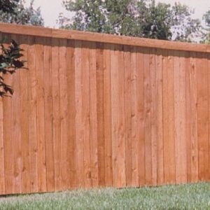 Cedar Privacy Fence with Fascia