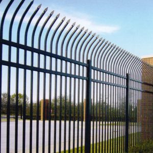 Industrial Iron Security Fence