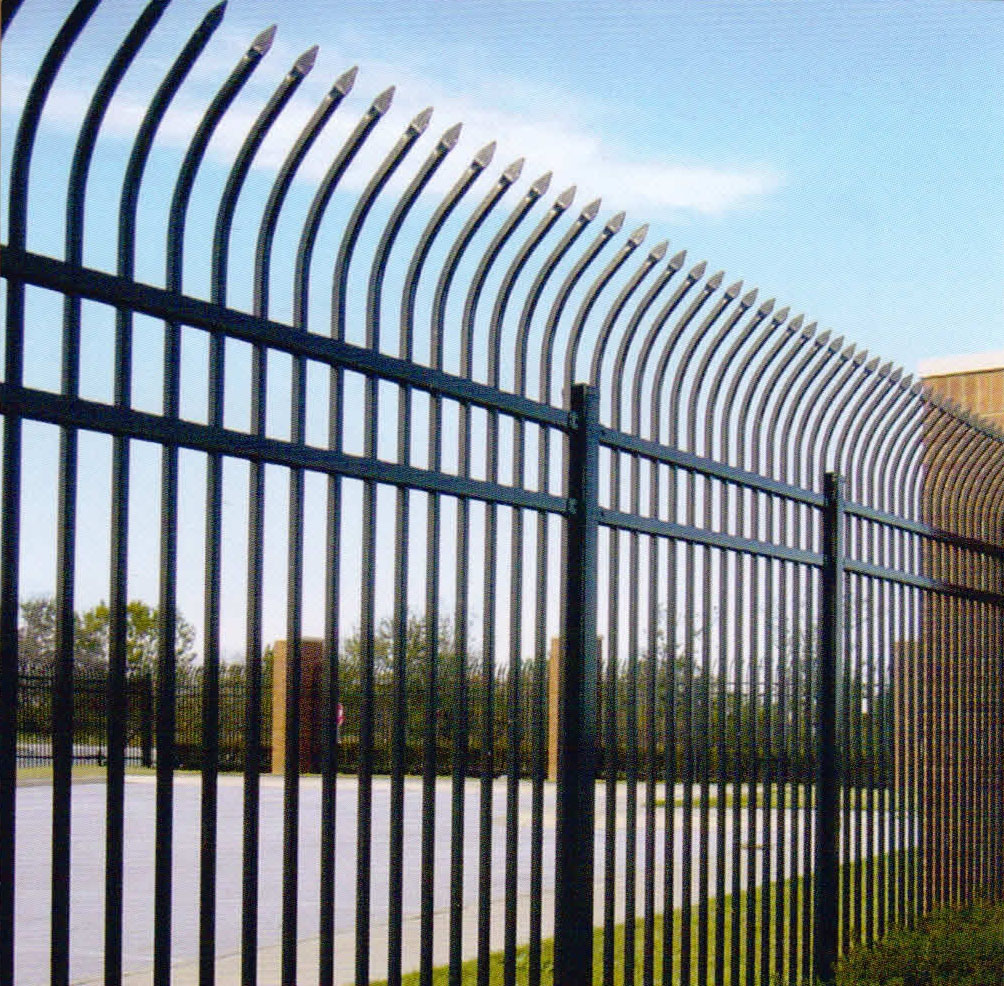 Style Options for a Beautiful and Strong Metal Fence | Residential ...