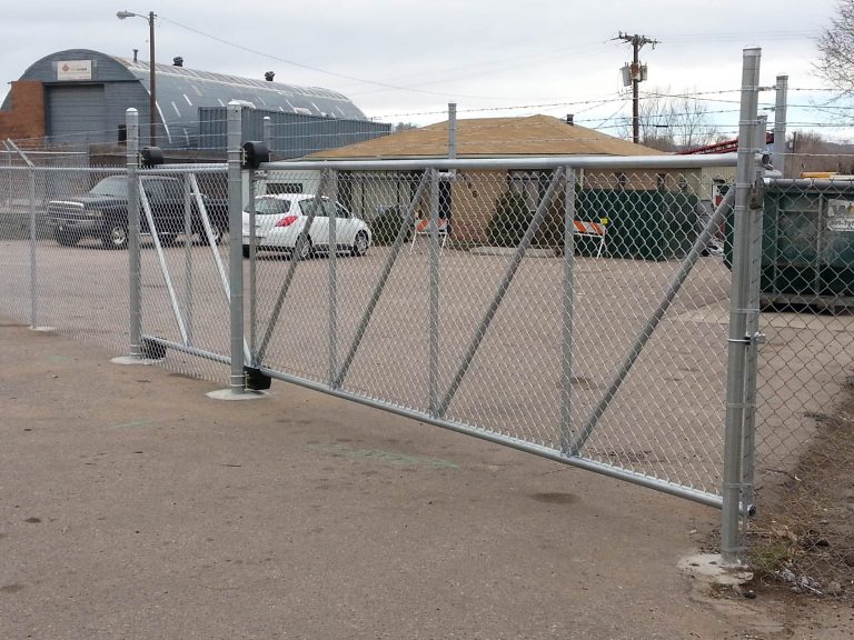 6′ Cantilever Gate Residential & Industrial Fencing Company in Denver, CO