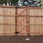 8' Tall Privacy Fence and Gate