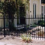2-rail ornamental steel fence
