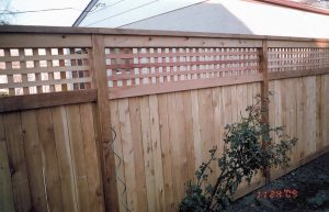 Custom cedar fence in Denver, a natural choice for property boundaries